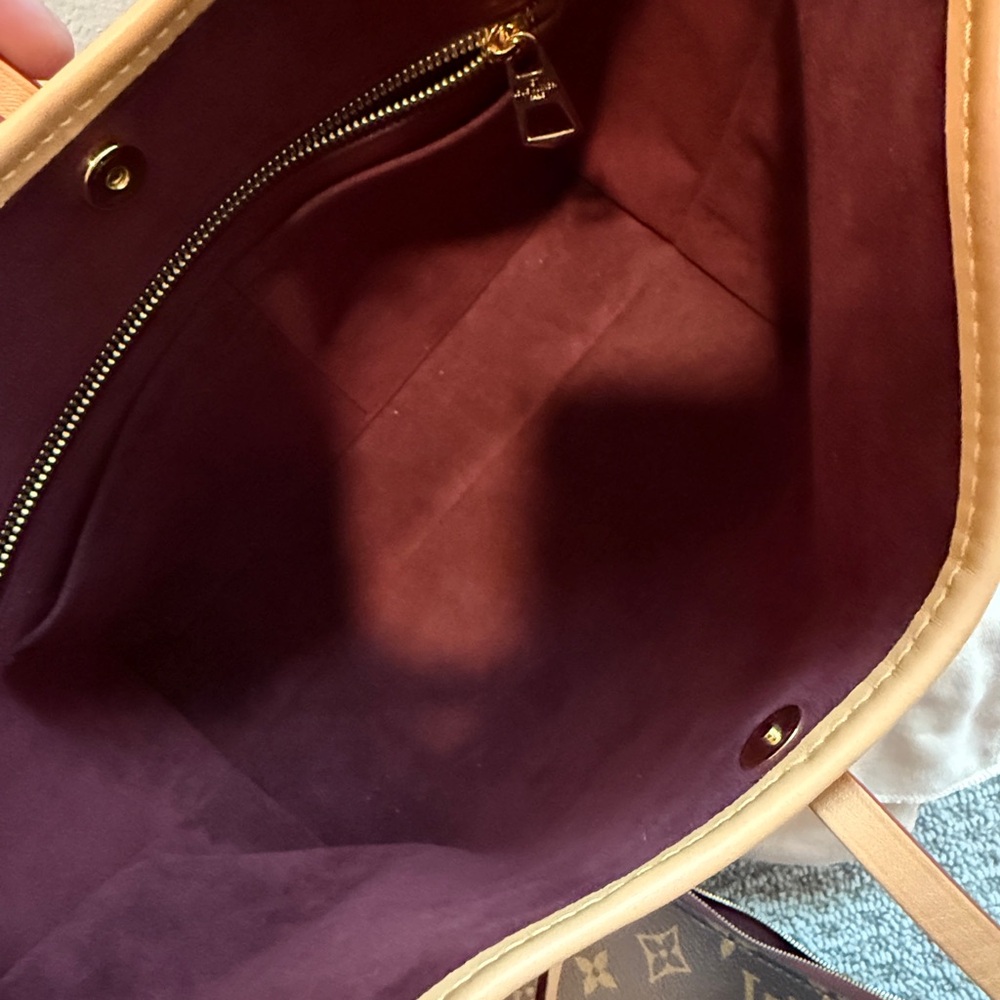 Louis Vuitton CarryAll PM Brown and Tan Monogram Hobo Bag - Picture 7 of 11